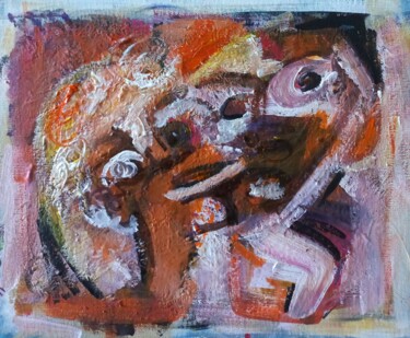 Картина под названием "" couple " 7" - Sam Keusseyan, Подлинное произведение искусства, Акрил