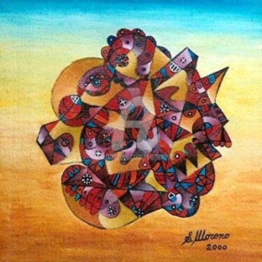 Peinture intitulée "LE  RESPECT" par Salvador  Moreno, Œuvre d'art originale, Huile