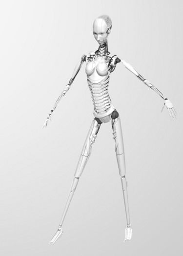 Цифровое искусство под названием "CIAA-machine specia…" - Samuel De Cruz, Подлинное произведение искусства, 3D моделирование