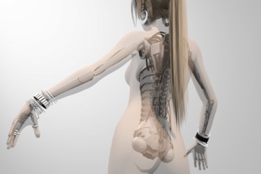 Arts numériques intitulée "CIAA - robotic anth…" par Samuel De Cruz, Œuvre d'art originale, Modélisation 3D