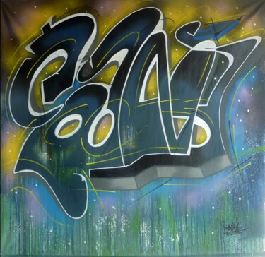 Schilderij getiteld "Sana n°2303" door Saname, Origineel Kunstwerk, Graffiti