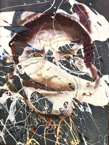Картина под названием "Bobby" - Sánchez Gruffy, Подлинное произведение искусства, Масло Установлен на Деревянная рама для но…