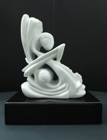Sculptuur getiteld "Letter A. The theor…" door Sand, Origineel Kunstwerk, Steen