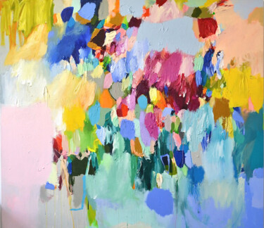 Malarstwo zatytułowany „Colorful Splendor” autorstwa Sandaruwan Kumarasinghe, Oryginalna praca, Akryl