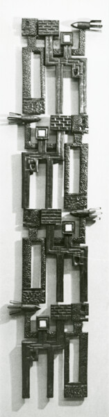 雕塑 标题为“Construction and de…” 由Sándor Móga, 原创艺术品, 金属