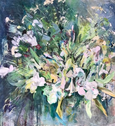 "Fading Bouquet" başlıklı Tablo Sandra Haney tarafından, Orijinal sanat, Akrilik