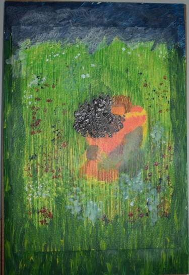 Pittura intitolato "Insieme" da Sandra Ligato, Opera d'arte originale, Acrilico Montato su Telaio per barella in legno