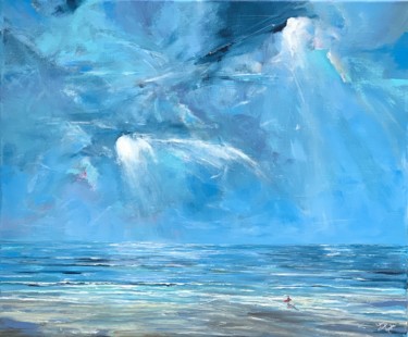 Peinture intitulée "Ocean Addicted" par Sandra Gebhardt-Hoepfner, Œuvre d'art originale, Acrylique