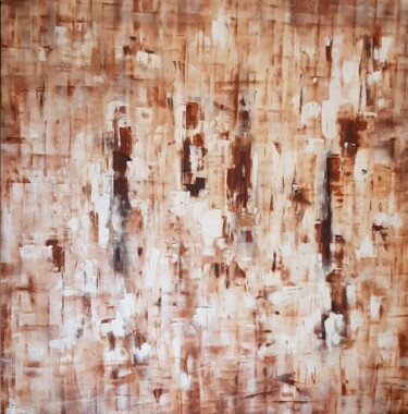 Ζωγραφική με τίτλο "Tableau abstrait un…" από Sandrine Hartmann, Αυθεντικά έργα τέχνης, Ακρυλικό Τοποθετήθηκε στο Ξύλινο φορ…