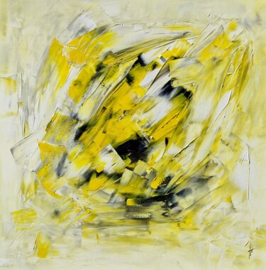 Malerei mit dem Titel "FINO" von Sandrine Hartmann, Original-Kunstwerk, Acryl Auf Keilrahmen aus Holz montiert