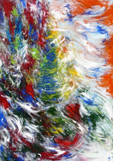 Peinture intitulée "Abstrait Ombre Lumi…" par Sandrine Lefebvre, Œuvre d'art originale, Acrylique Monté sur Châssis en bois