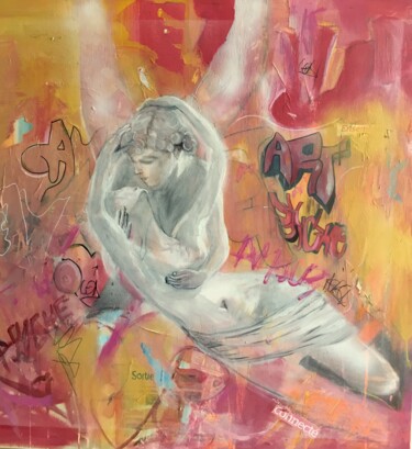 Painting titled "psyche.jpeg" by Sandrine Slakmon (Slaki), Original Artwork