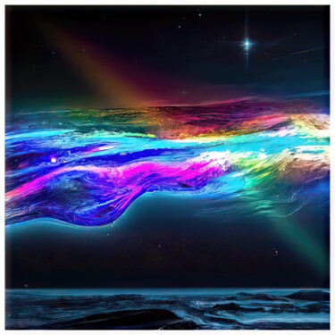 Digital Arts titled "Aurora #1853" by Sandro, Original Artwork, Digital Painting