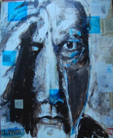 Schilderij getiteld "Picasso" door Sandrine Richard, Origineel Kunstwerk