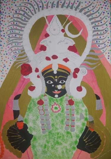 Pintura intitulada "SANGRAM'S GREATEST…" por Sangram Bubun, Obras de arte originais, Tinta
