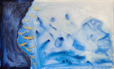 Schilderij getiteld "Abstract 5" door Sanjay P, Origineel Kunstwerk, Acryl