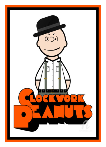 Arte digitale intitolato "Clockwork Peanuts" da Santhiago Carvalho, Opera d'arte originale, Lavoro digitale 2D