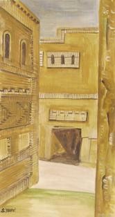 Painting titled "entreé medina tozuer" by Samyouni, Original Artwork