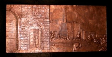 Design intitulée "Jeusalem, Jaffa Gate" par Sapir Gelman, Œuvre d'art originale
