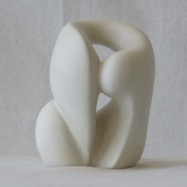 Sculpture intitulée "Terre blanche 3" par Sara Amato-Gentric, Œuvre d'art originale, Argile