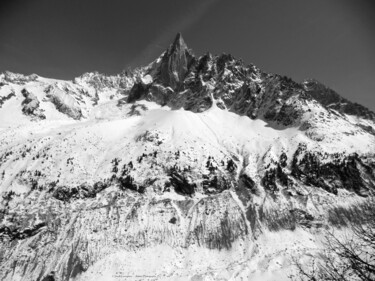 Photographie intitulée "Chamonix Mont-Blanc…" par Sarah Leseigneur, Œuvre d'art originale, Photographie numérique