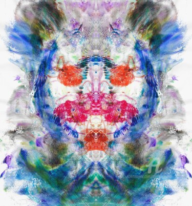Digital Arts titled "NOT QUIET IN MY HEAD" by Sarah Leseigneur, Original Artwork, Photo Montage