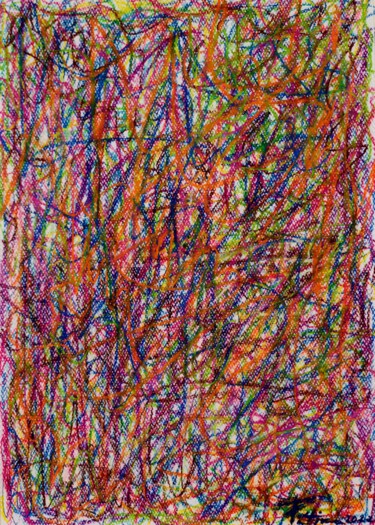 Pintura intitulada "N.° 9 Outside Perce…" por Fatima Sardinha, Obras de arte originais, Pastel