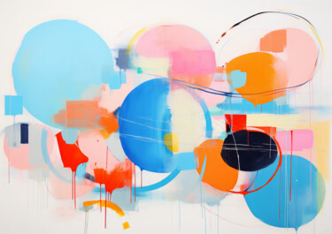 数字艺术 标题为“Emotional Abstract…” 由Sasha Robinson, 原创艺术品, 丙烯