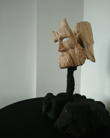 Sculpture titled "sezgi" by Savaş Konya (Savaş), Original Artwork, Wood