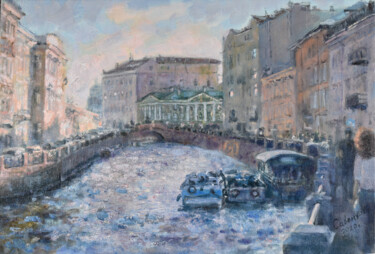Pintura intitulada "Saint-Petersburg Pa…" por Natalya Savenkova, Obras de arte originais, Óleo