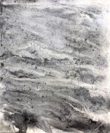 Peinture intitulée "Le givre nuit 2" par Sayaka Asai, Œuvre d'art originale, Pigments