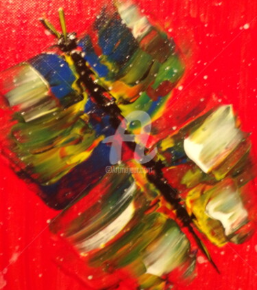 "le papillon" başlıklı Tablo Patrice Schreiber tarafından, Orijinal sanat, Akrilik