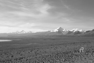 Fotografia intitolato "Mountain range - ne…" da Scott Gregory Banner, Opera d'arte originale, Fotografia digitale