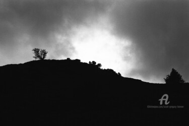 Photography titled "Hilltop ridge and t…" by Scott Gregory Banner, Original Artwork, Analog photography