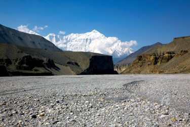 Fotografia intitulada "Kali Gandaki River…" por Scott Gregory Banner, Obras de arte originais, Fotografia digital