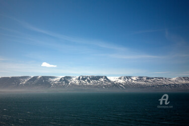 Fotografia intitolato "Mountain and inlet…" da Scott Gregory Banner, Opera d'arte originale, Fotografia digitale