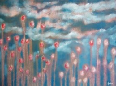 Pintura titulada "Flowers to Heaven" por Scott Spencer, Obra de arte original, Oleo Montado en Bastidor de camilla de madera