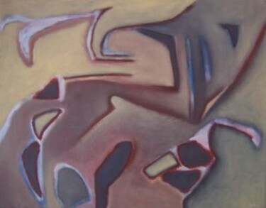 Картина под названием "Estate" - Scott Spencer, Подлинное произведение искусства, Масло Установлен на Деревянная рама для но…