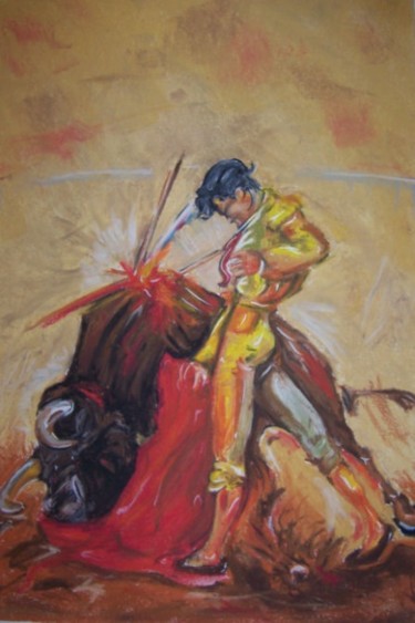 Painting titled "El Bandolero" by Scribbles On Paper, Original Artwork