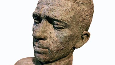 Sculpture titled "Portrait" by Mikhail Iakovlev, Original Artwork, Bronze
