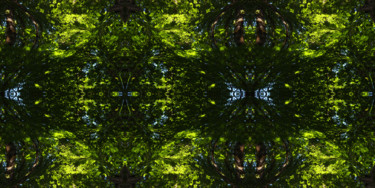 Digital Arts titled "Forest Abstract 40" by Kenneth Grzesik, Original Artwork, Digital Painting