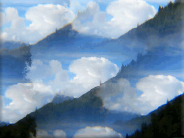 Digital Arts titled "Skytopia 7" by Kenneth Grzesik, Original Artwork, 2D Digital Work