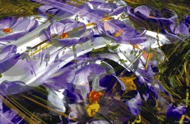 Arte digitale intitolato "Rhythms of Spring #8" da Kenneth Grzesik, Opera d'arte originale, Pittura digitale