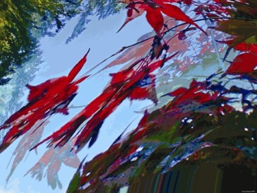 Arte digital titulada "Autumnation 30" por Kenneth Grzesik, Obra de arte original, Pintura Digital