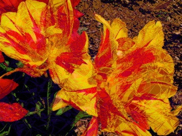 Digital Arts titled "Spring Mosaic 6" by Kenneth Grzesik, Original Artwork, Digital Painting