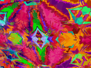 Digital Arts titled "Abstract Spring 19" by Kenneth Grzesik, Original Artwork, Digital Painting