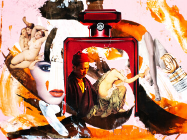 Collages intitolato "Fashion Victims / S…" da Sebastian Herrling, Opera d'arte originale, Collages