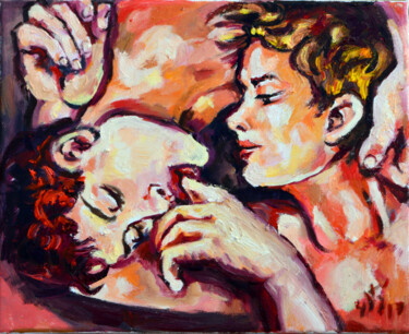 Painting titled "Sueño oral" by Sebastian Moreno Coronel, Original Artwork, Oil