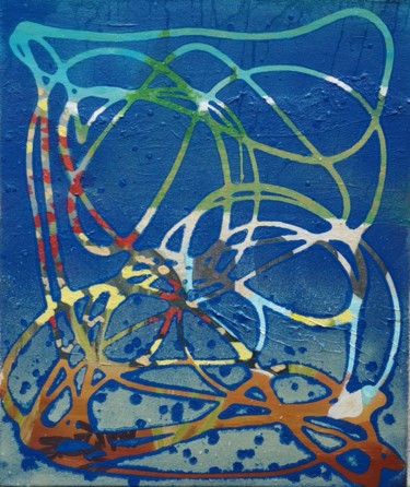 제목이 "L ocean"인 미술작품 Sebastian Ponchaut (sterton)로, 원작, 페인트 스프레이