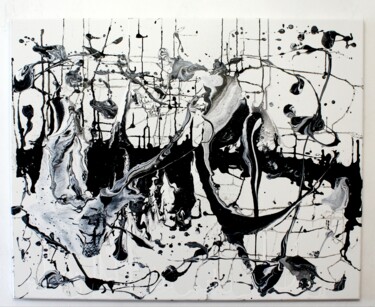 Peinture intitulée "Peinture abstraite…" par Sebastian Stankiewicz, Œuvre d'art originale, Acrylique